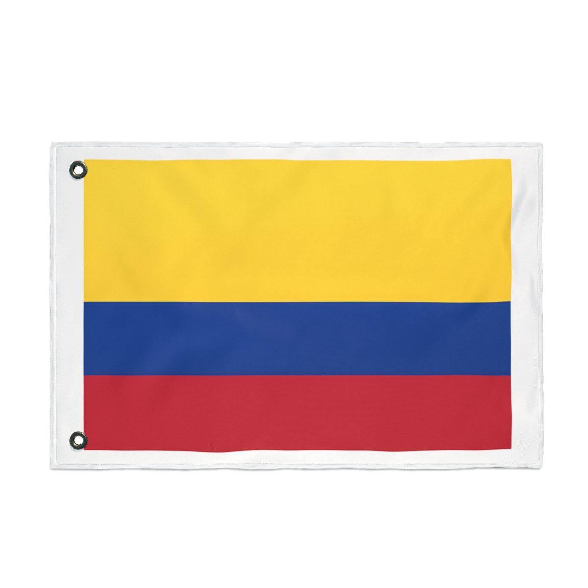 Colombia Flag Ceramic Knob Pull | Patriotic Cabinet Hardware