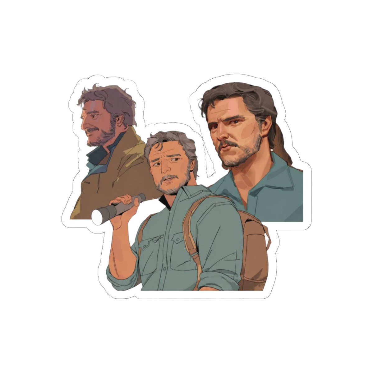 The Last of Us Joel and Ellie Fanart Sticker | Gaming Vinyl Decal