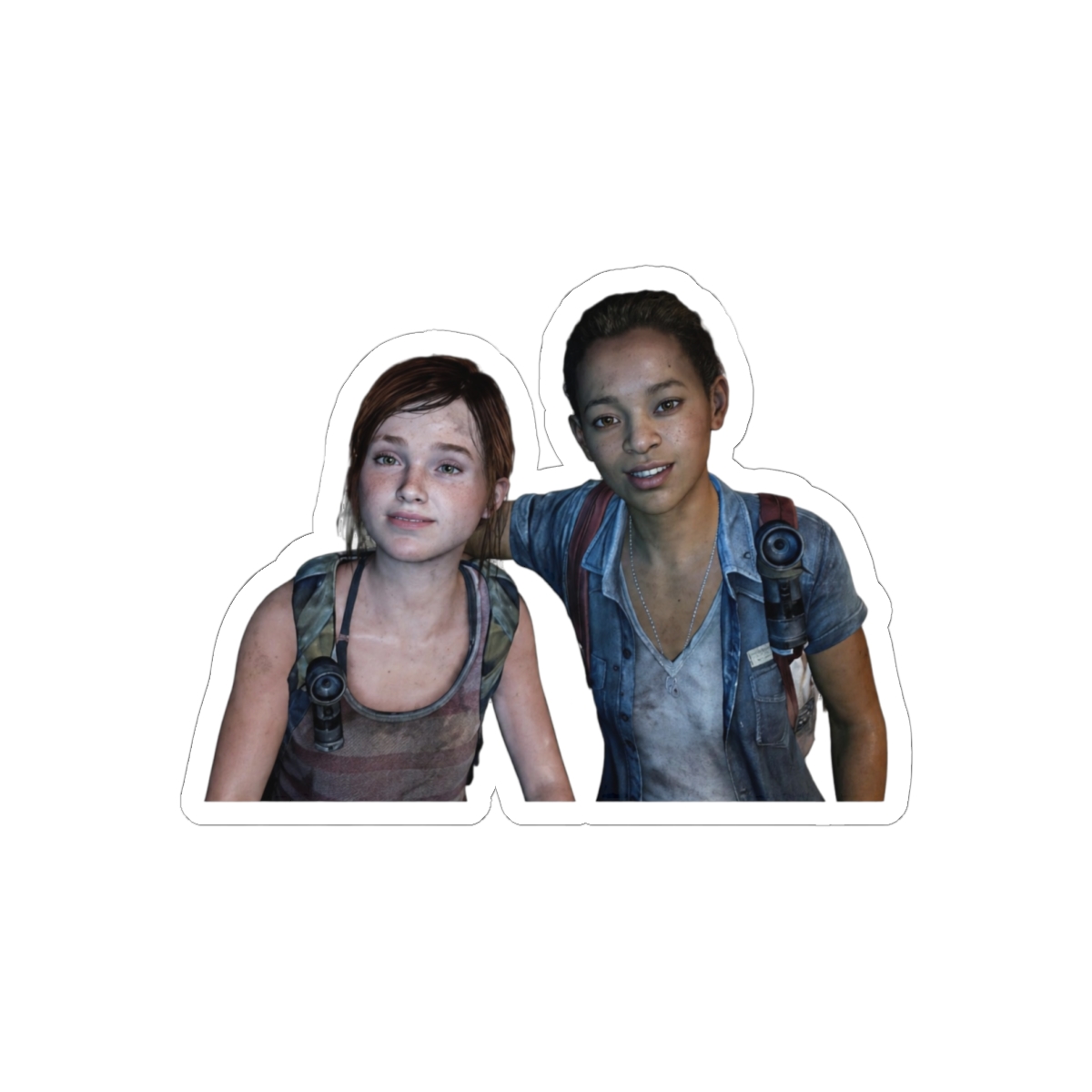 Ellie and Riley TLOU Duo Sticker | Cute Fandom Vinyl Decal