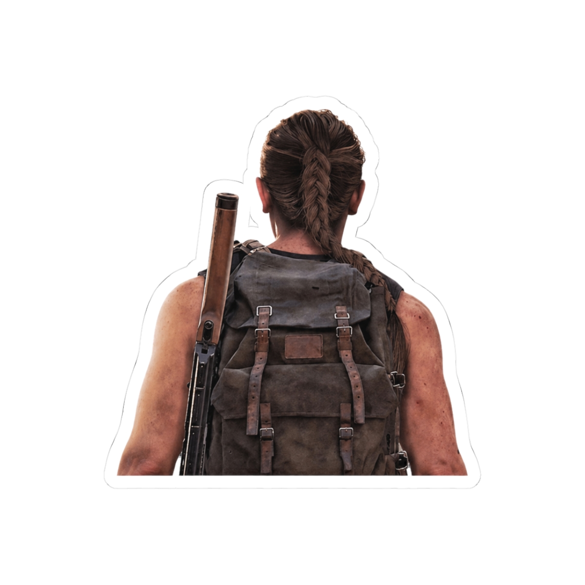 The Last of Us Abby Bold Portrait Gamer Sticker